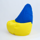 Крісло мішок груша Puf-shop Жовто-синя Розмір L