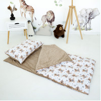 Дитячий спальний мішок Коричневі Ведмедики Мінкі - Розмір S